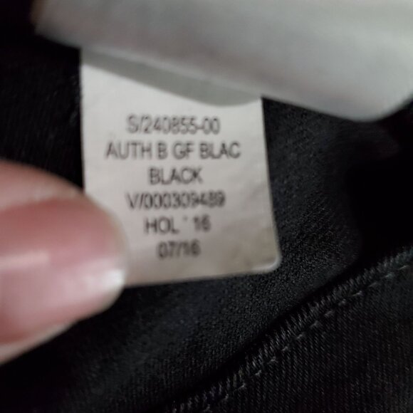 Gap Jeans Women’s 35R Black Best Girlfriend Relaxed Fit Stretch Denim - Picture 4 of 11